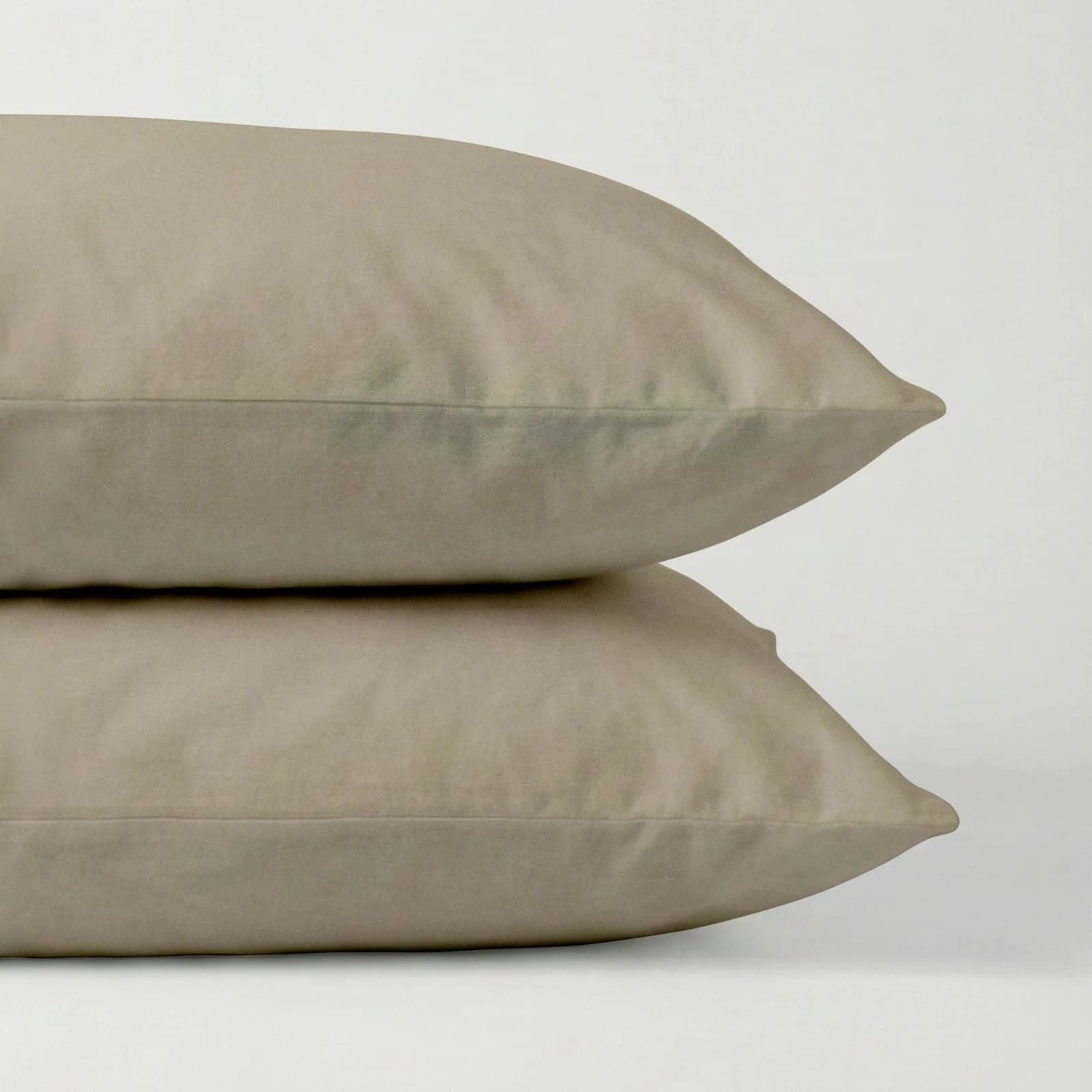 Taupe Pillowcases (Microfiber) 2