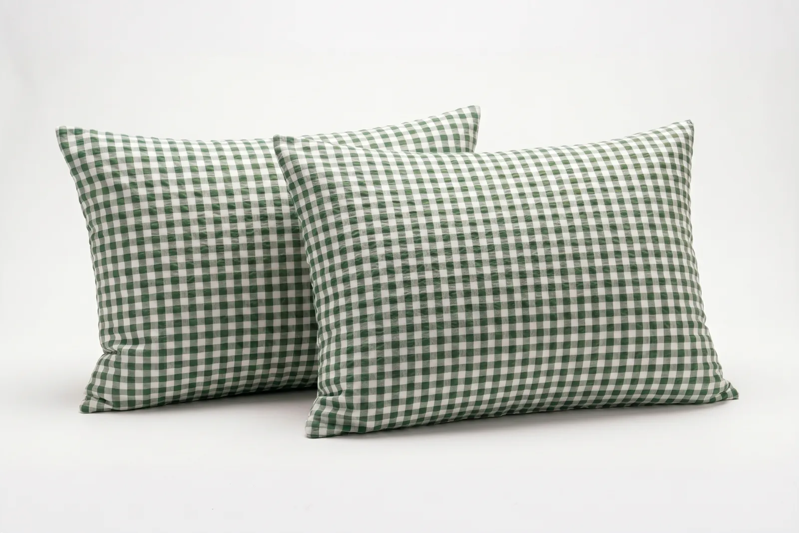 Pillowcase Seersucker Green