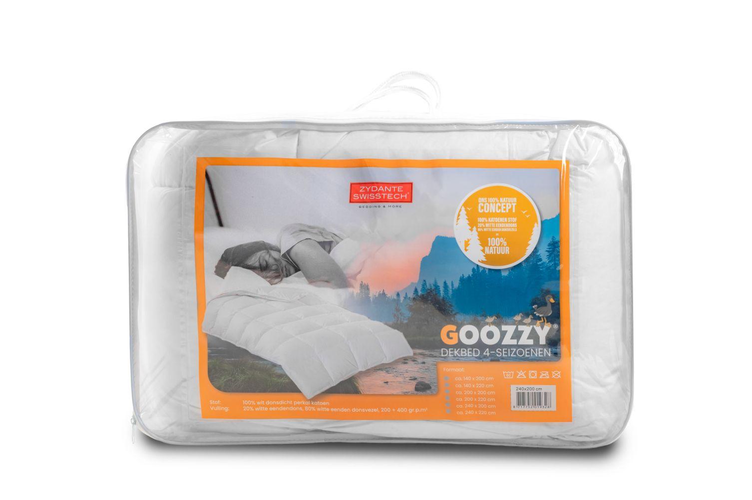 100% Donzen Dekbed 4-seizoenen Goozzy Collectie Zydante Swisstech®