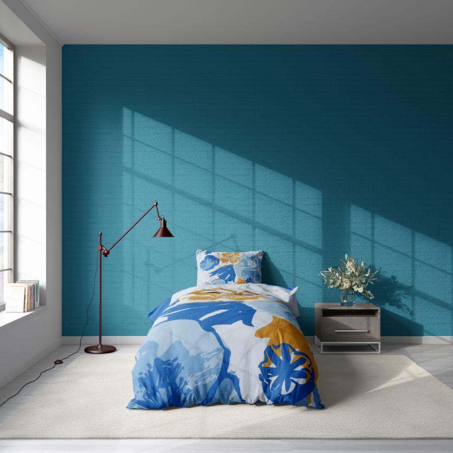 Zydante Swisstech® - Overtrek - TCC - Ocean Flowers - 140x200/220 + 1*60x70 cm