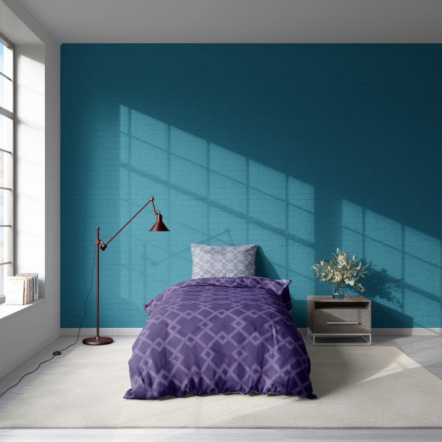 Zydante Swisstech® - Overtrek - TCC - Connecting Purple - 140x200/220 + 1*60x70 cm