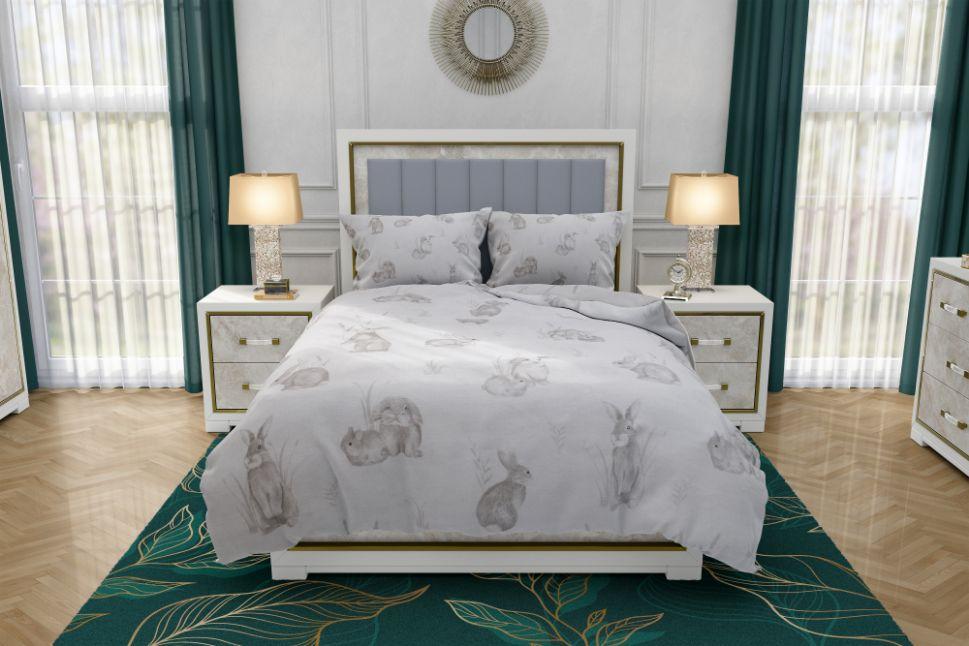 Zydante Swisstech® - Overtrek - TCC - White Bunny  - 200x200/220 + 2*60x70 cm