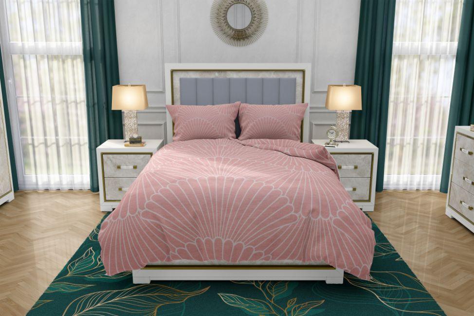Zydante Swisstech® - Overtrek - TCC - Pink Shells - 200x200/220 + 2*60x70 cm