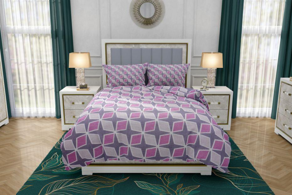 Zydante Swisstech® - Overtrek - TCC - Pink Stars - 200x200/220 + 2*60x70 cm