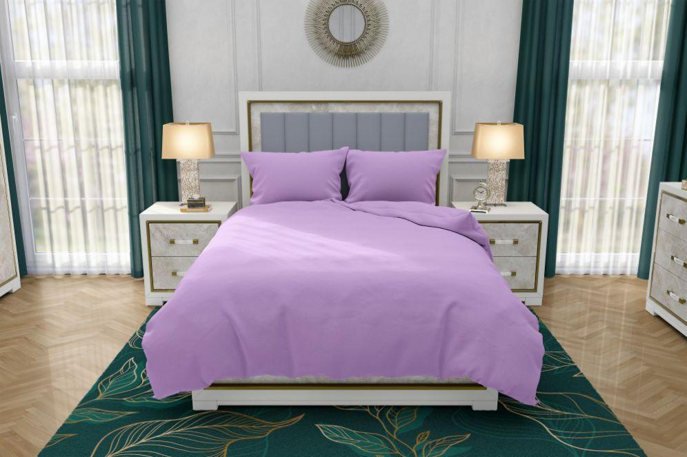 Zydante Swisstech® - Overtrek - TCC - Plain Purple - 240x200/220 + 2*60x70 cm