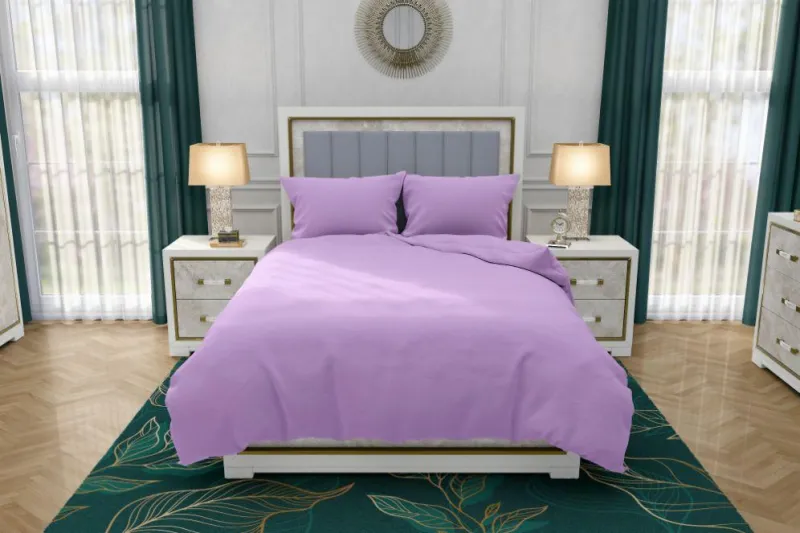 Zydante Swisstech® - Overtrek - TCC - Plain Purple - 240x200/220 + 2*60x70 cm