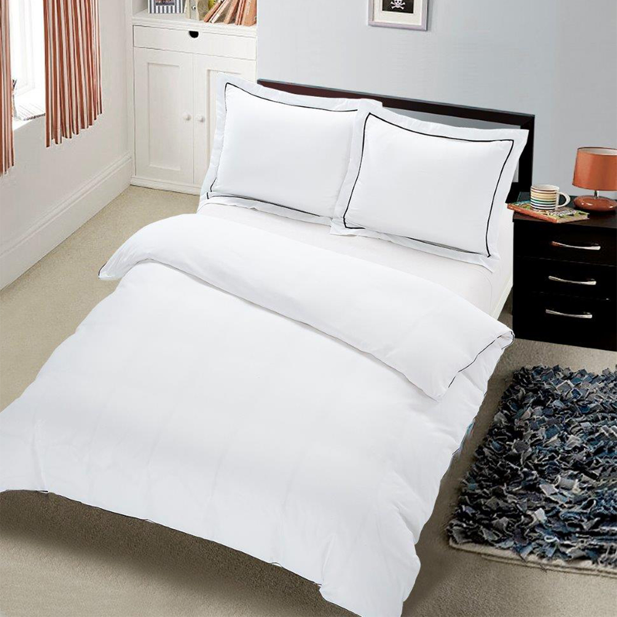 HHC QCS London 240x200/220 +2*60x70 cm White