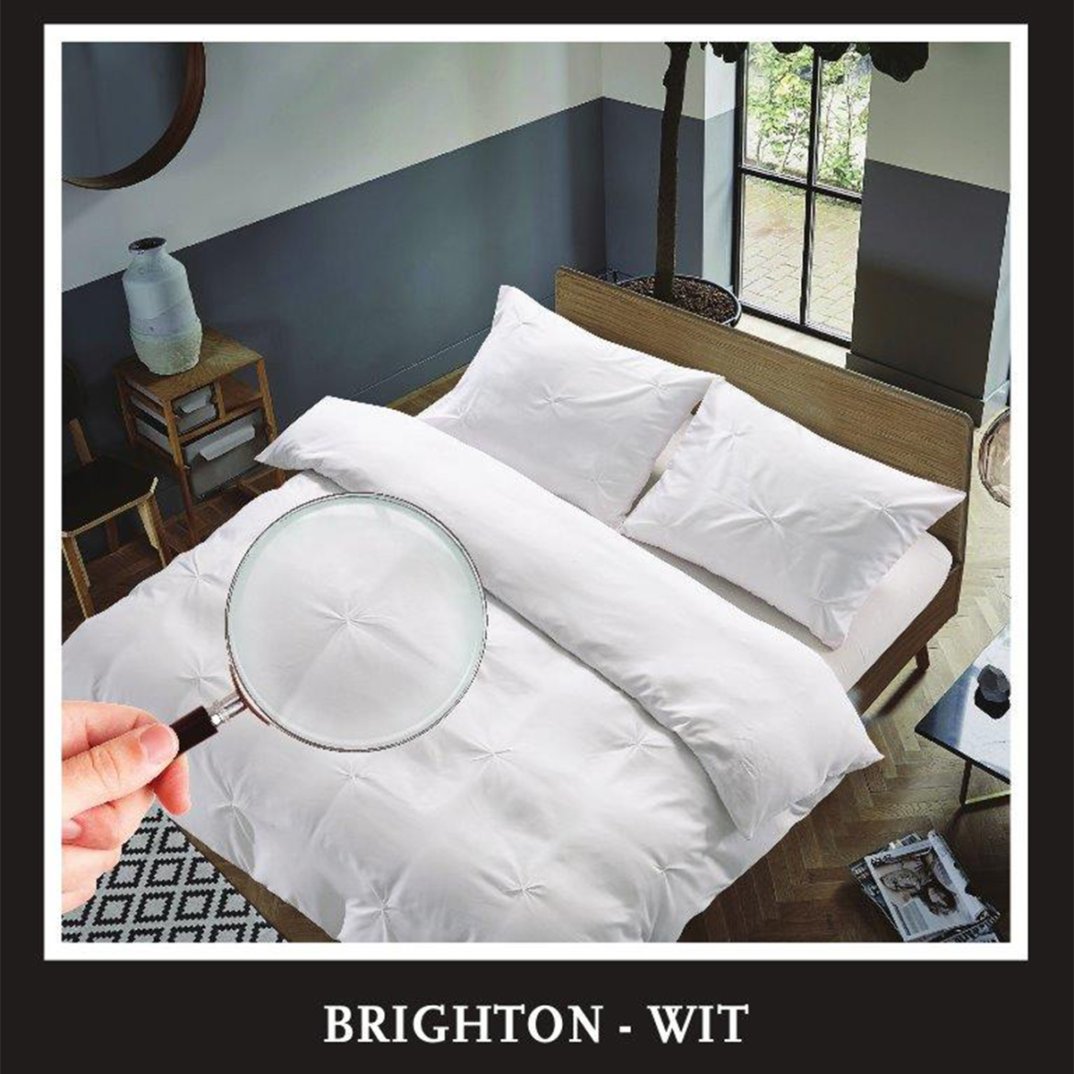 Dekbedovertrek Brighton - Wit