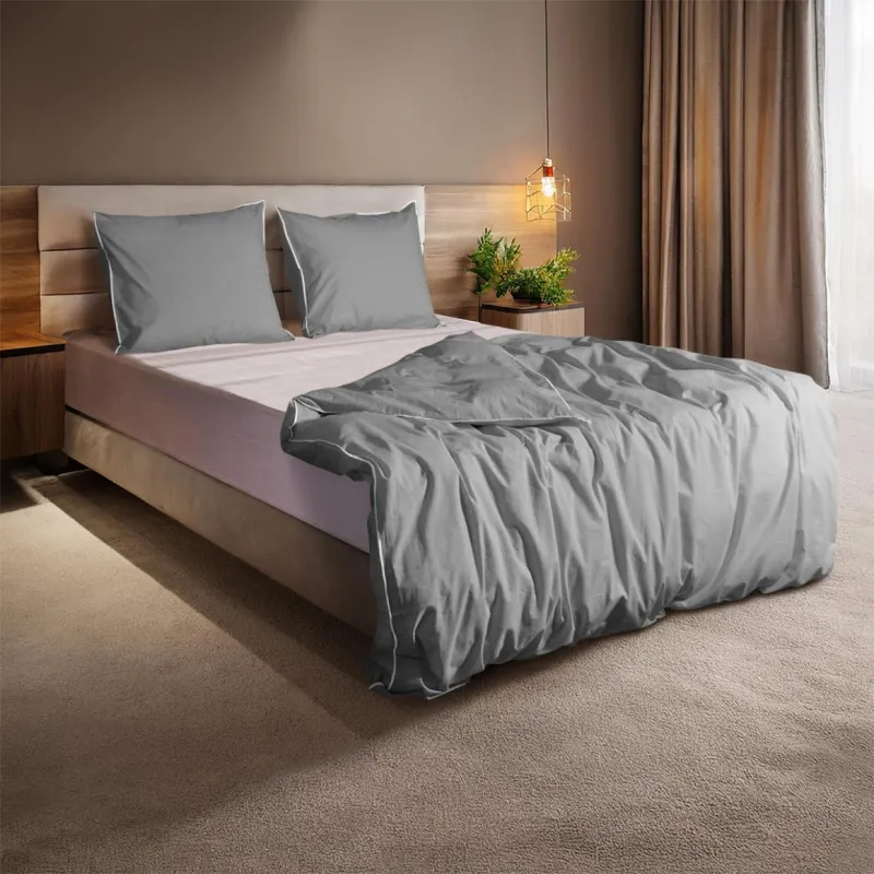 Dekbedovertrekset Lanotte®  - Amalfi Collectie - Overlock Grey