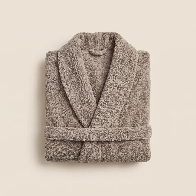 Badjas - Zydante Wellness - Katoen - Taupe