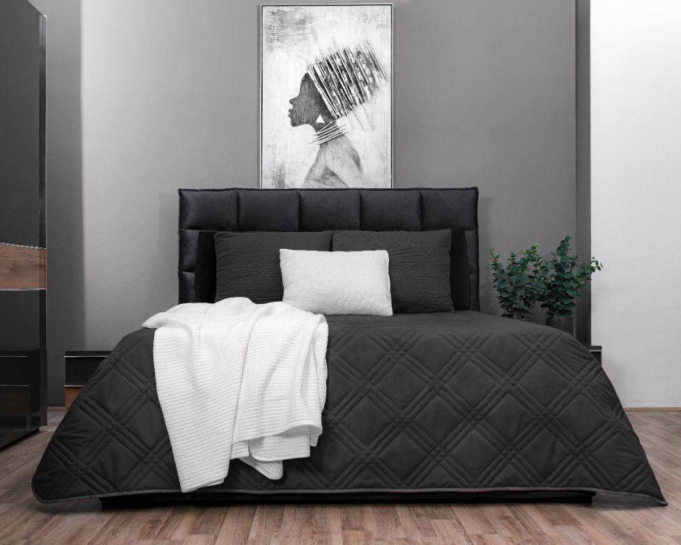 Ultrasonic Bedsprei Incl. 2 Hoezen - Grijs/Antraciet