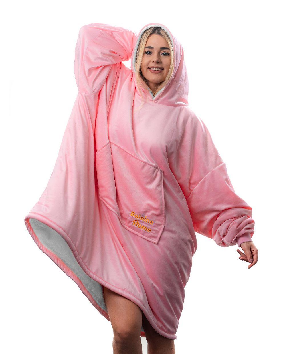 Flanel Hoodie - Roze