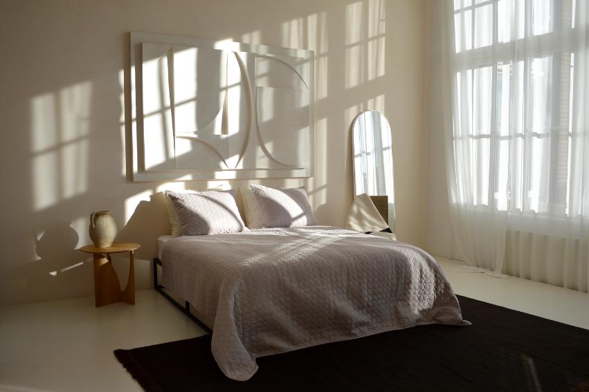 Zydante Home® Bedsprei Incl. 2 Hoezen -Beige Circles - 220x240 cm + 2 * 60x70 cm