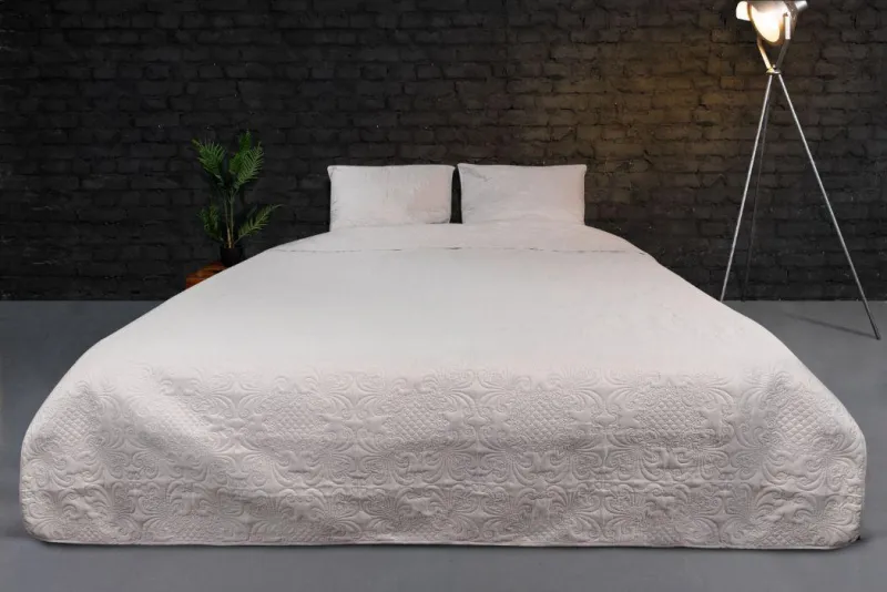 Zydante Home® Bedsprei Incl. 2 Hoezen -Beige Royal - 220x240 cm + 2 * 60x70 cm