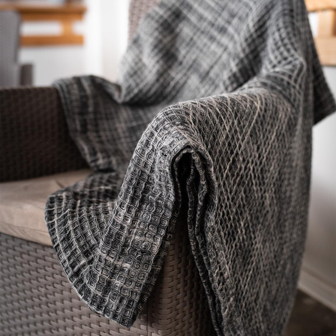 Waffle Plaid - Zwart/Wit