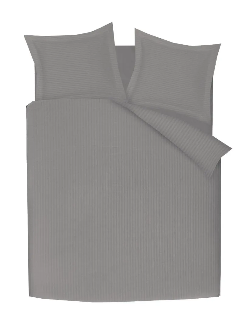 Dekbedovertrekset Lanotte® - Amalfi Collectie - Satin Stripe Grey