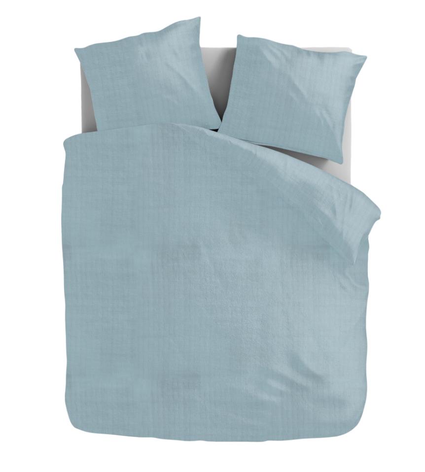 100% Katoen Mousseline - Dekbedovertrekset - Blauw