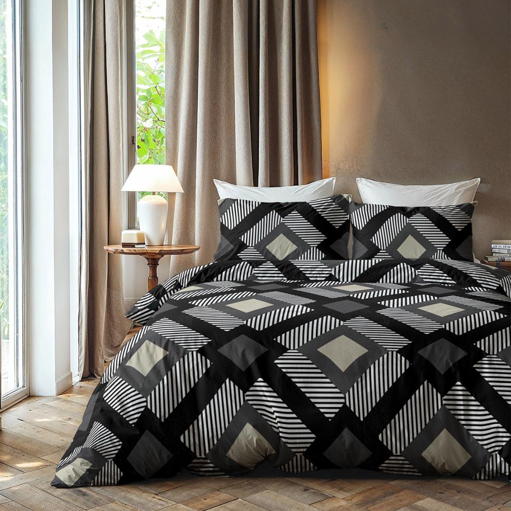 Microvezel Dekbedovertrekset Tartan