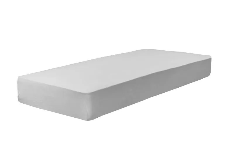 Katoenen Hoeslaken 90x200x30 cm Wit