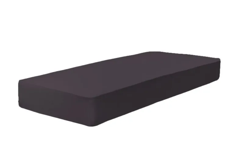 Katoenen Hoeslaken 90x200x30 cm Antraciet