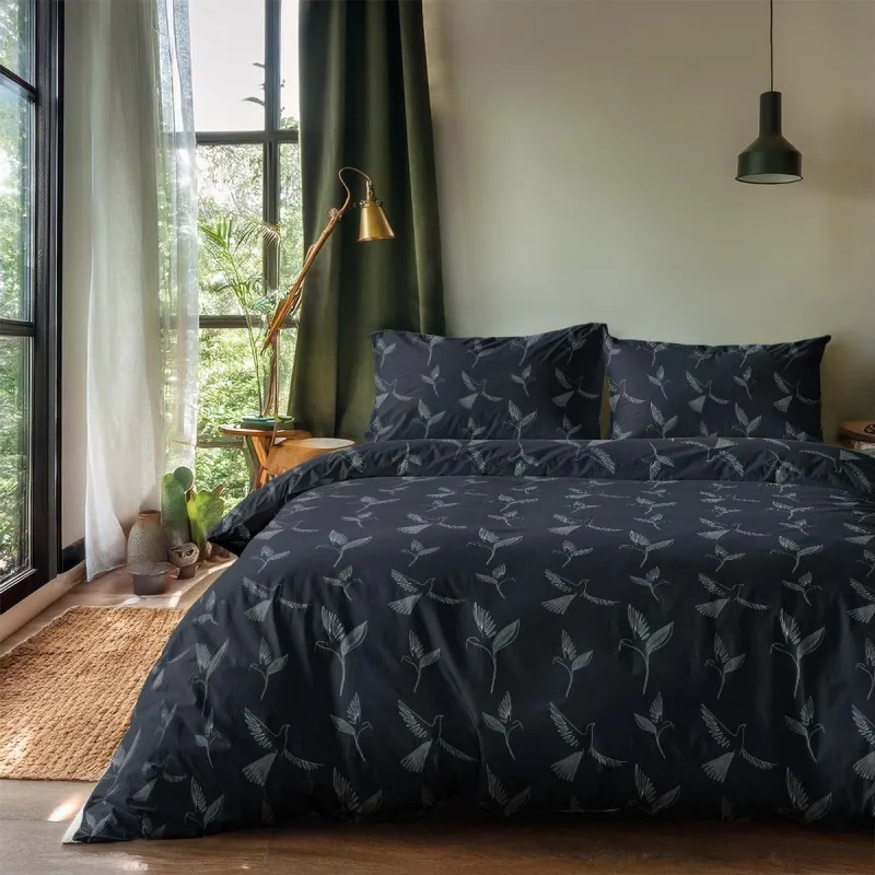 Dekbedovertrek Printed - One-line Bird
