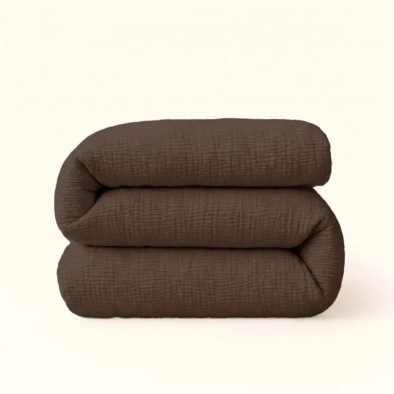 Eazzzy Dekbed Mousseline Micro - Chocolate
