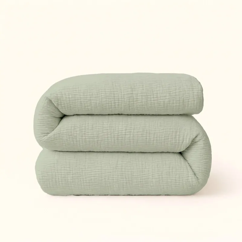 Eazzzy Dekbed Mousseline Micro - Moss Groen