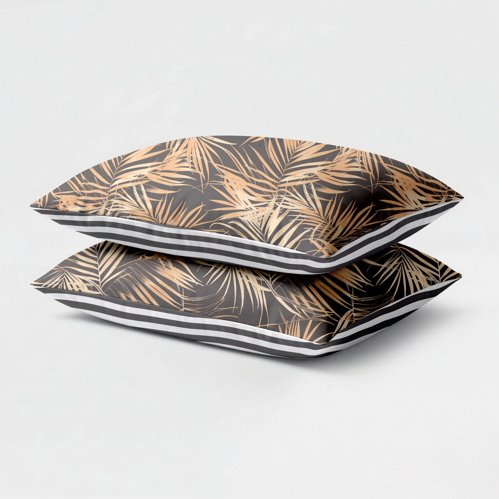 Eazzzy Kussenslopen Print - Orange Leafs