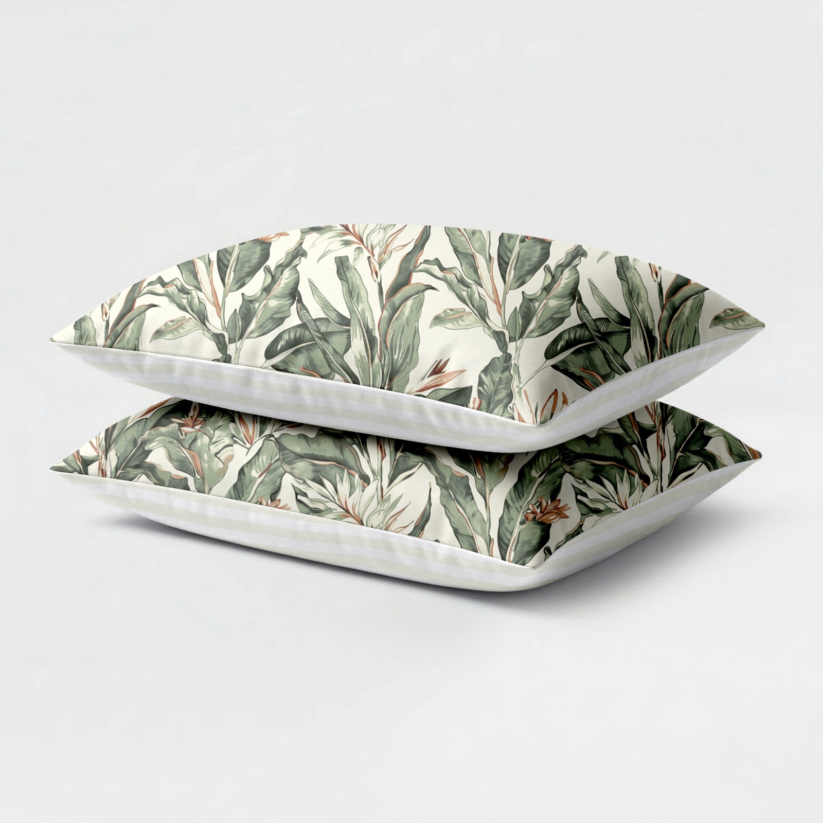 Eazzzy Kussenslopen Print - Floral Green