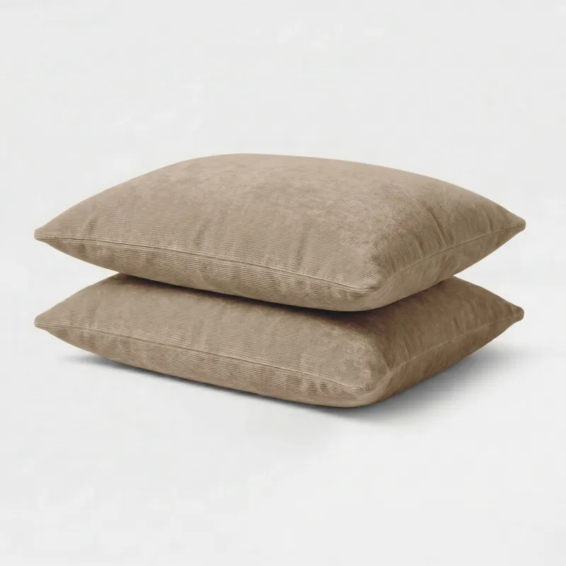 Zydante® Kussenslopen Chenille Velvet - Taupe