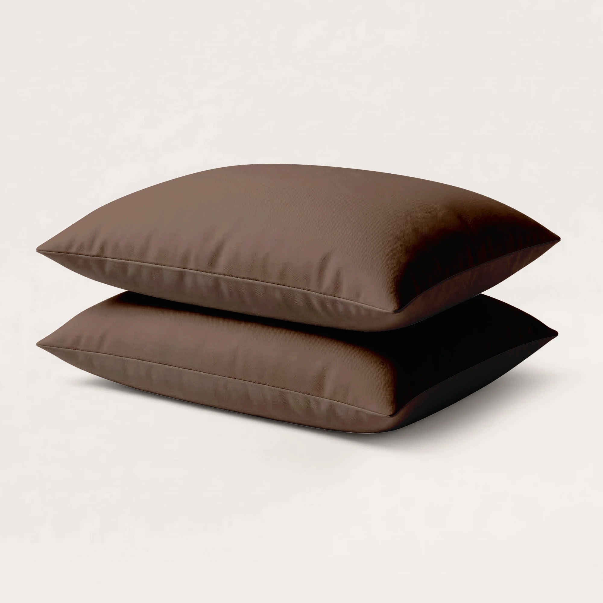 Microvezel kussensloop 60x70 cm - 2 stuks - Chocolade