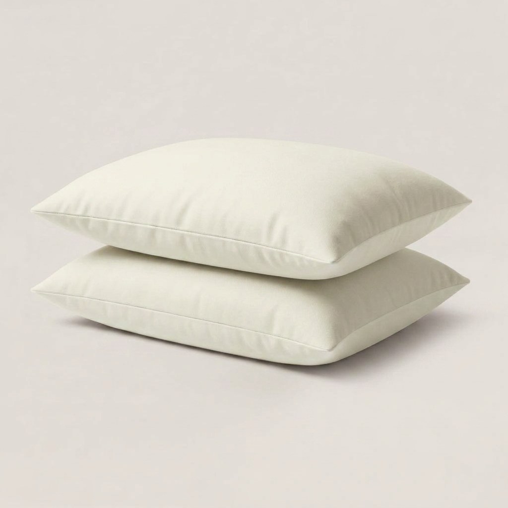 Microvezel kussensloop 60x70 cm - 2 stuks - Crème