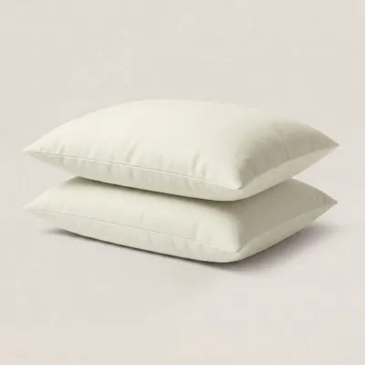 Microvezel kussensloop 60x70 cm - 2 stuks - Crème