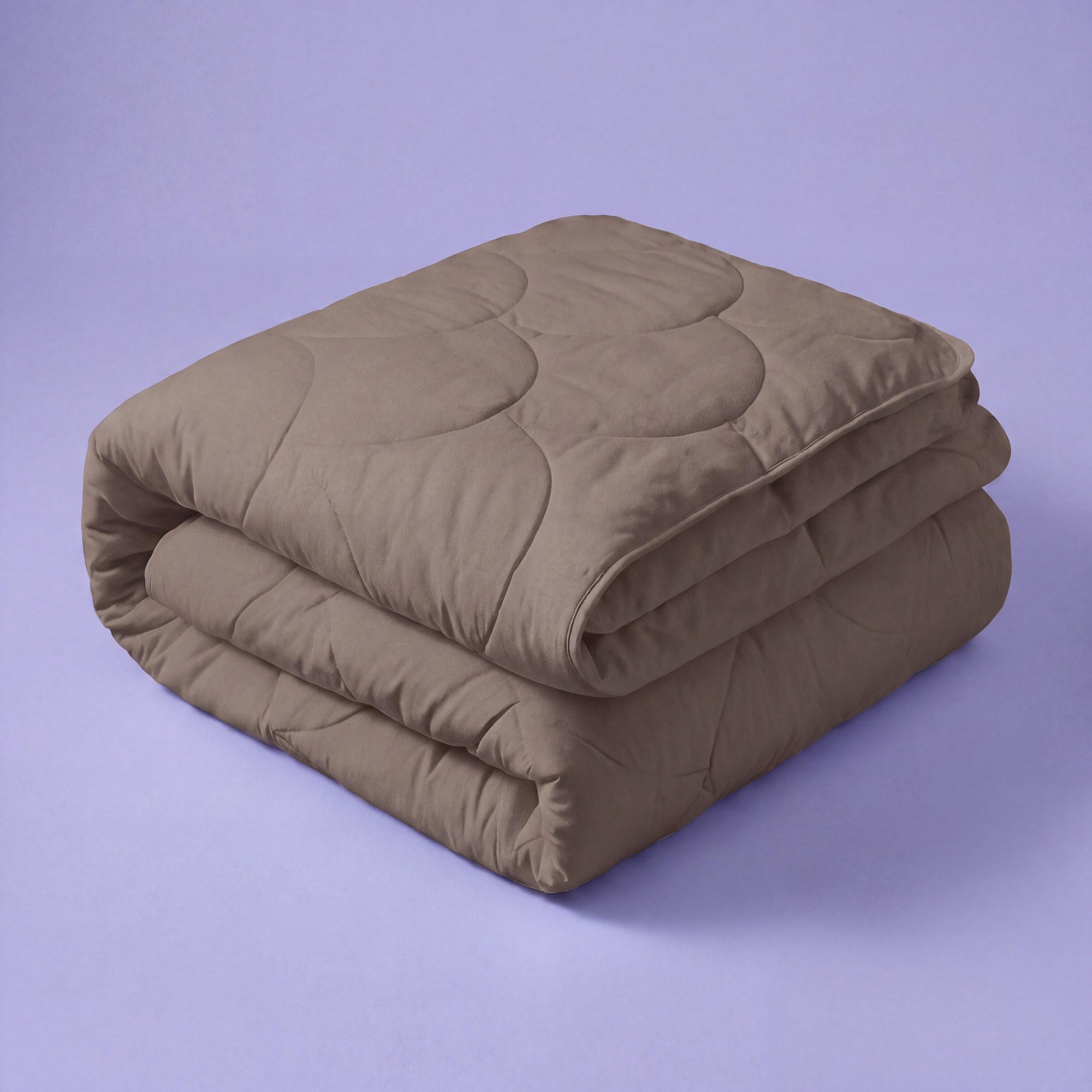 Microvezel Dekbed Cloud Stitch - Taupe
