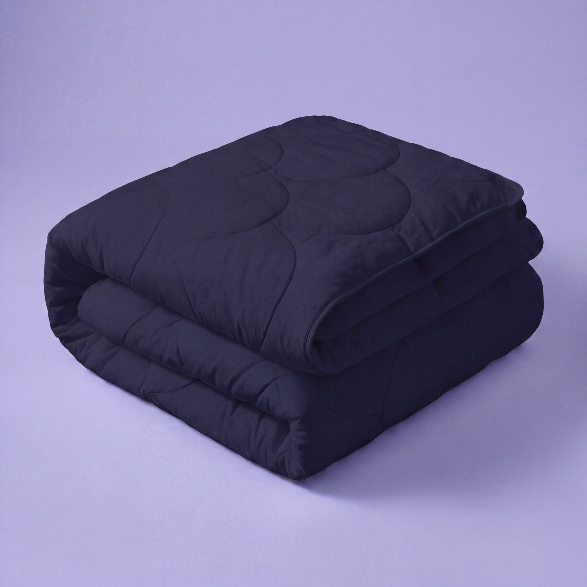 Microvezel Dekbed Cloud Stitch - Navy
