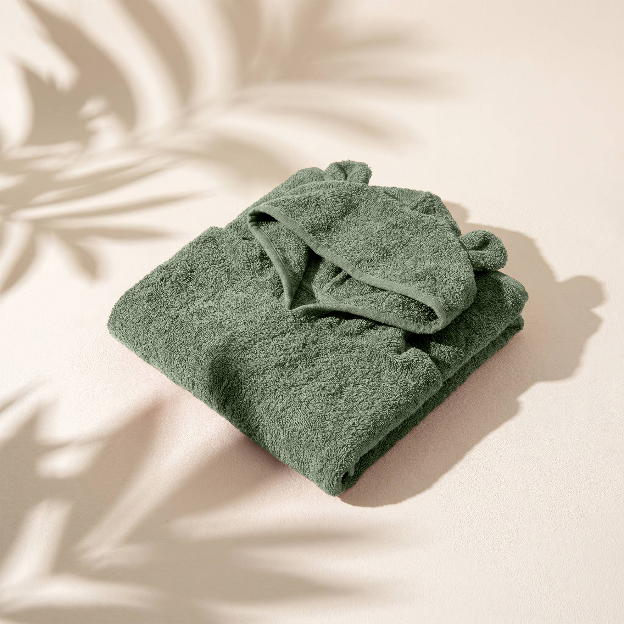 House of Prague Junior Poncho 60x120 - Olijf groen