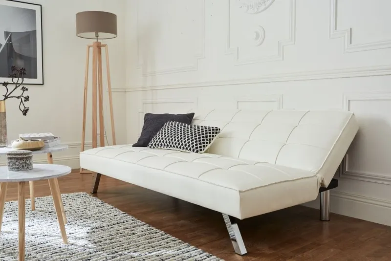 Zydante® Sofabed PU Skai - Wit