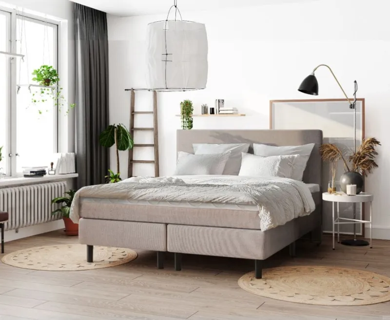 Studio - Boxspring - Pieter met geïntegreerde topper - Beige