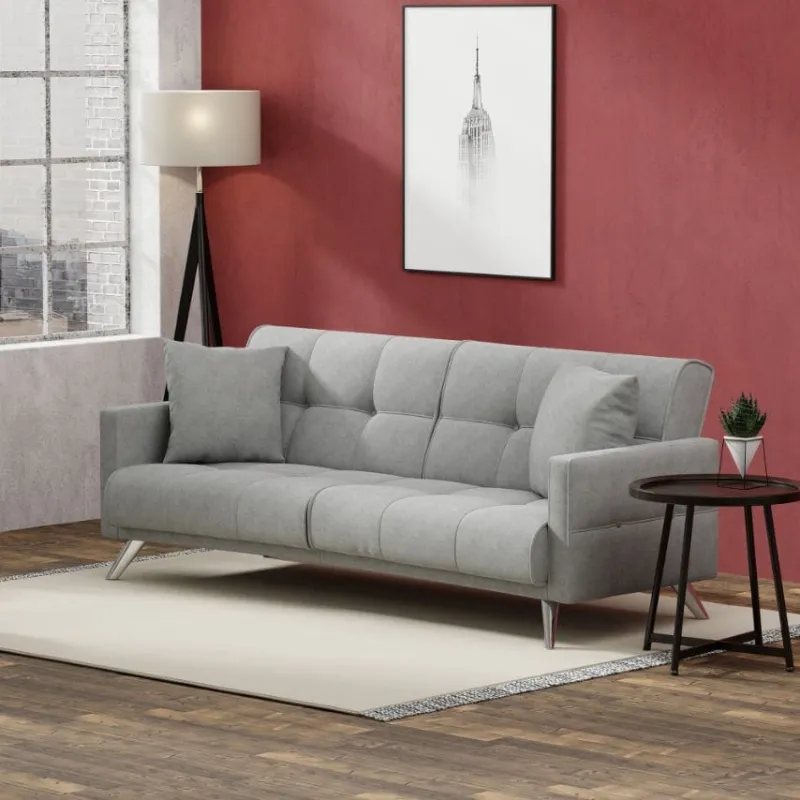 Zydante® Sofabed Barcelona - Zilvergrijs