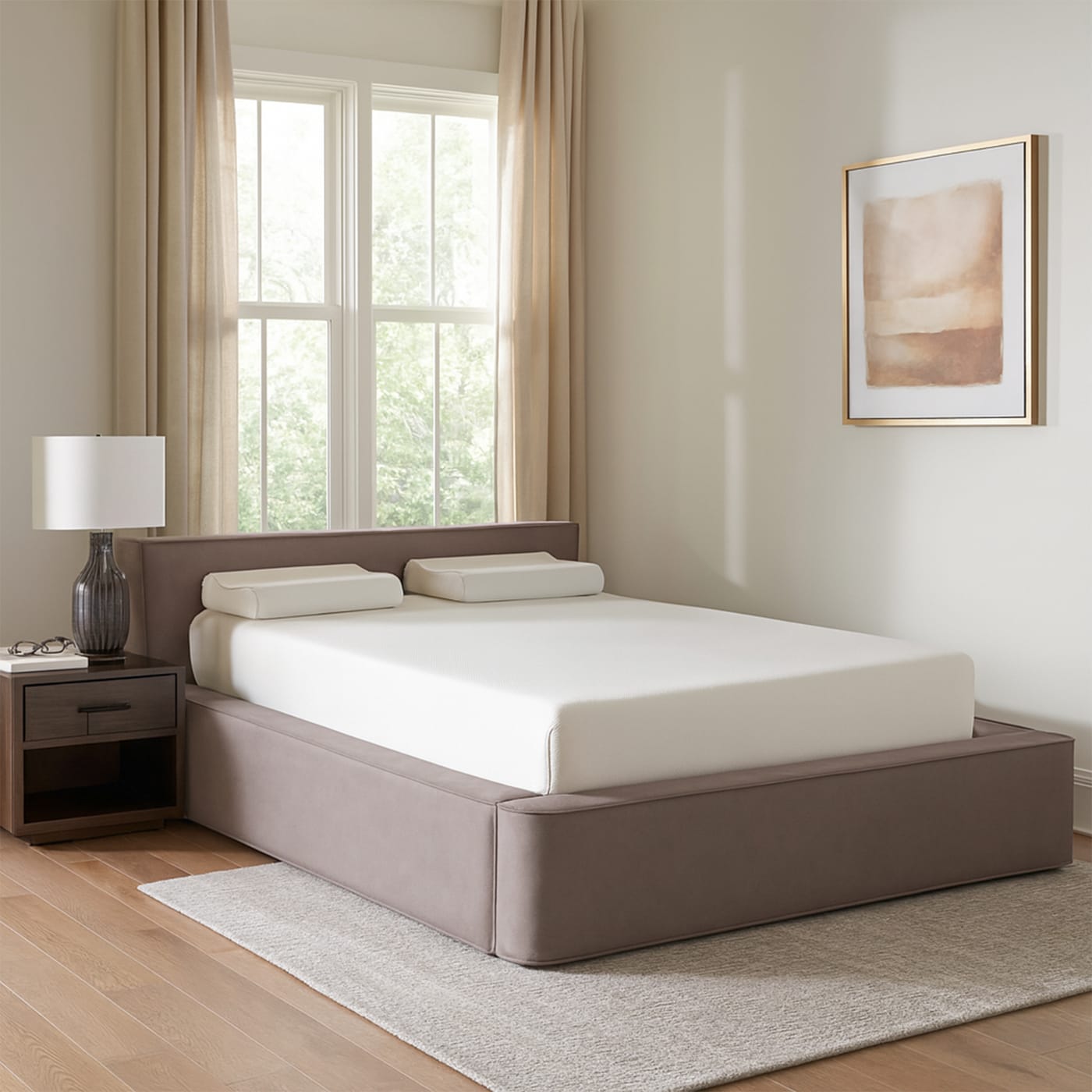 Storage Bed set Amour Tranquility - Velvet Taupe (Zonder Matras)