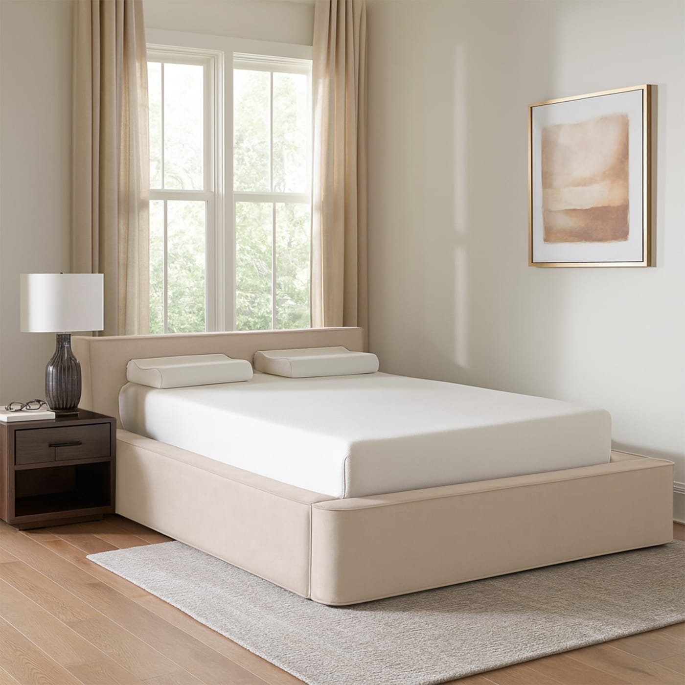 Storage Bed set Amour Tranquility - Velvet Creme (Zonder Matras)
