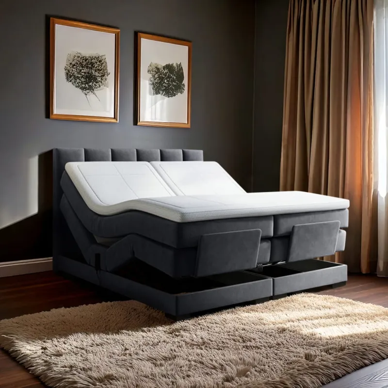 Zydante® - Elektrische Boxspring - Milano - Antraciet