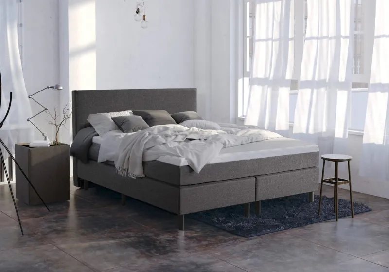 Studio - Boxspring - Pieter met geïntegreerde topper - Antraciet