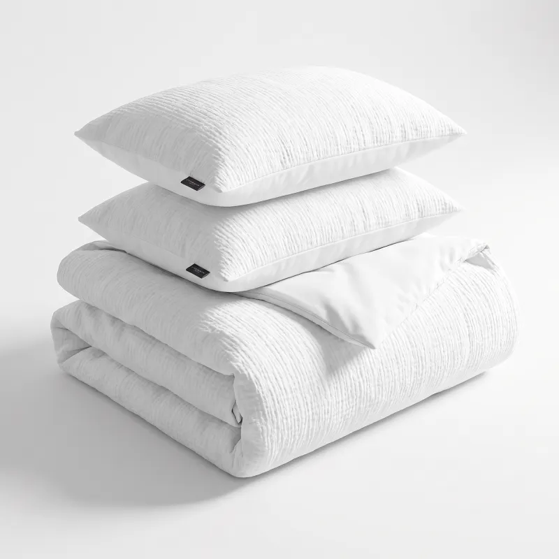 Dekbedovertrekset Mousseline Micro - Wit