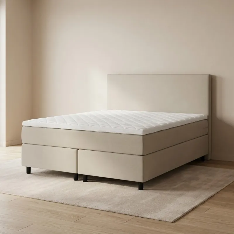 Studio - Boxspring - Pieter met geïntegreerde topper - Beige