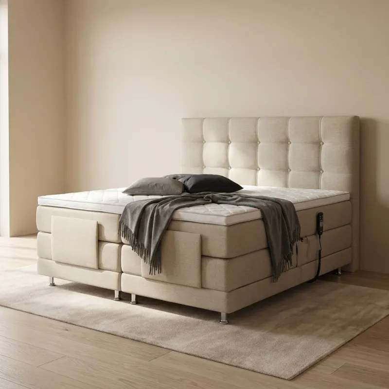 Zydante® - Elektrische Boxspring - Arizona - Beige
