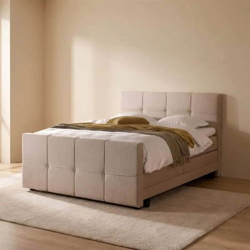 Zydante® - Elektrische Boxspring - Torino - Beige