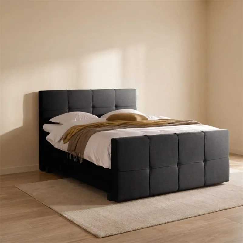 Zydante® - Elektrische Boxspring - Torino - Zwart