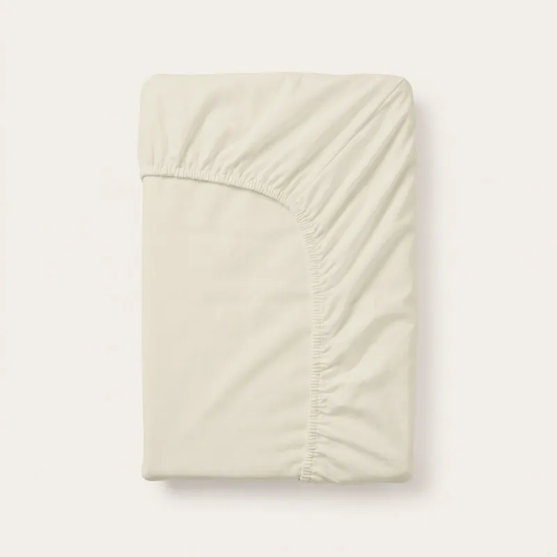 Dubbel Jersey Topper Hoeslaken - Crème