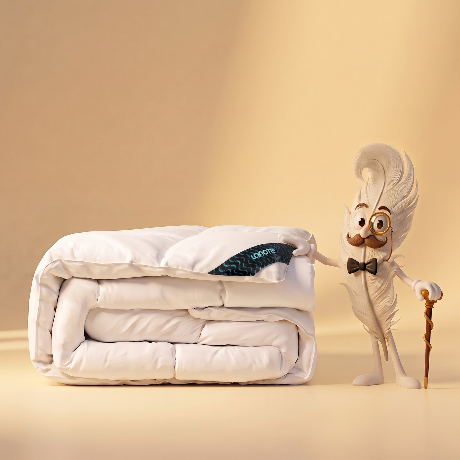 Lanotte® - Dekbed 90%/10% Witte Ganzen Dons-Veren